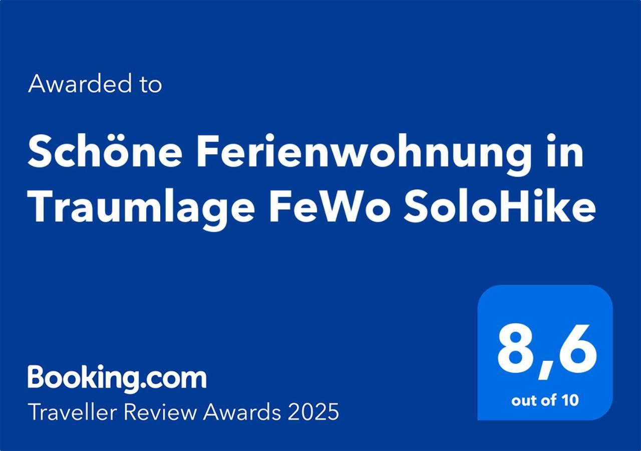 Schoene Ferienwohnung In Traumlage Fewo Solohike Зелисберг Экстерьер фото